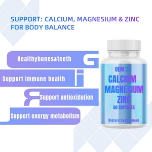 Cápsulas de Calcio, Magnesio y Zinc al por Mayor OEM, Suplemento para la Salud de Huesos y Articulaciones para Adultos con Etiqueta Privada - Product Image 2
