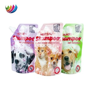 Emballage en plastique pour aliments pour animaux de compagnie, sachet à bec verseur personnalisé, sachet à bec verseur pour <span class=keywords><strong>shampoing</strong></span> pour chien, sachet à bec verseur debout pour <span class=keywords><strong>shampoing</strong></span> pour chat et chien - Product Image 6