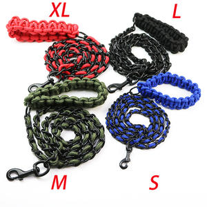 मध्यम और बड़े कुत्तों के लिए थोक नायलॉन कुत्ते पट्टा श्रृंखला शैली शैली और सरल डिजाइन ठोस और च्यू सबूत - Product Image 3