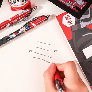 Joytop 2003-1 थोक एफएओ मोबाइल फोनों के लिए एक्रिलिक क़लमों के लिये बैठकी सेट कस्टम लोगो स्कूल छात्र 0.5Mm वापस लेने योग्य आड़ू स्याही जेल कलम केवल एक बार - Product Image 6