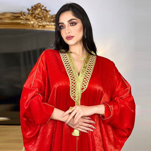 رداء إسلامي بأكمام جناح الخفاش سترة طويلة ملابس نسائية مسلمة - Product Image 2