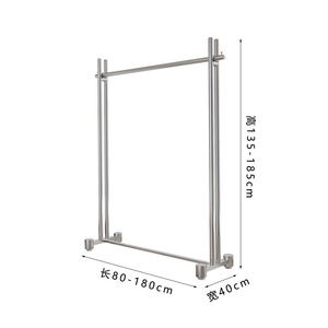 Perchas <span class=keywords><strong>de</strong></span> Acero Inoxidable <span class=keywords><strong>para</strong></span> Tiendas <span class=keywords><strong>de</strong></span> <span class=keywords><strong>Ropa</strong></span>, Exhibidores <span class=keywords><strong>de</strong></span> <span class=keywords><strong>Ropa</strong></span> <span class=keywords><strong>para</strong></span> Hombre y Mujer, Estantes <span class=keywords><strong>de</strong></span> Fácil Montaje - Product Image 5