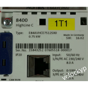 อินเวอร์เตอร์ Lenze E84AVHCE7512SX0 รุ่น 8400 HighLine มือสอง - Product Image 2