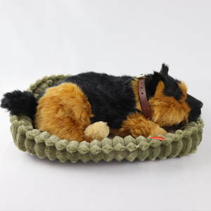 Venta caliente <span class=keywords><strong>perro</strong></span> durmiendo respirador Animal de peluche juguete interactivo decoración del hogar <span class=keywords><strong>perro</strong></span> ronquido suave con muñeca de cama - Product Image 6