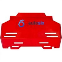 Plaque de protection moteur rouge en acier au manganèse Q345B de 3 mm, antirouille, pour protection sous châssis, compatible 4x4, tout-terrain, pick-up