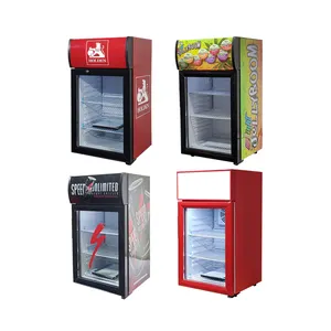 Meisda SC40B Popular Cooler Display Compacto Refrigerador Mini Vertical Bebidas Geladeira