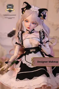 Poupée de mode Nimeng 3/4 MJD compatible avec la tête BJD, robe de princesse pour fille, jouet complet à habiller, <30 cm - Product Image 6