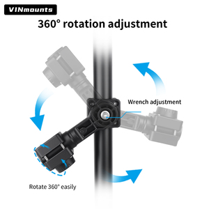 VINmounts support double à 0 degré LiveScope compatible LVS34, pôle multimode et support arbre moteur à la traîne - Product Image 3