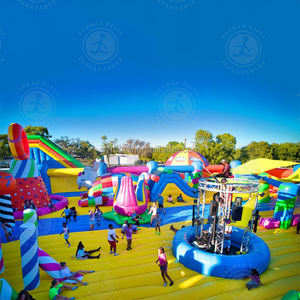 Offre Spéciale le plus grand parc d'attractions gonflable <span class=keywords><strong>de</strong></span> tourisme d'amusement <span class=keywords><strong>de</strong></span> parc <span class=keywords><strong>de</strong></span> Chambre <span class=keywords><strong>de</strong></span> rebond du monde pour des enfants et des adultes - Product Image 4