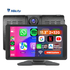 Hikity Écran Carplay sans fil Android 9 "8 Core 4 + 64G DVR Android CarPlay Android Auto WIFI Support <span class=keywords><strong>Netflix</strong></span> Youtube GPS OEM - Product Image 1