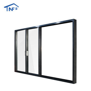 باب منزلق داخلي بلوحين أو ثلاثة أو أربعة ألواح، زجاج مزدوج مقوى، إطار ألمنيوم - Product Image 6