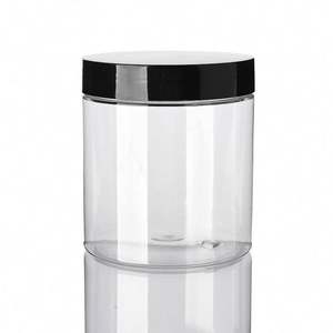 Pots en plastique pour soins de la peau de 500 ml/600 ml/800 ml/1000 ml, pots cosmétiques en aluminium avec vis, sans BPA, pour maquillage, baume rechargeable - Product Image 2