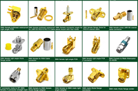 Fabricant Rohs connecteurs SMA-KE SMA femelle Jack cloison étanche soudure/soudage bord PCB droit montage sur panneau prise de courant