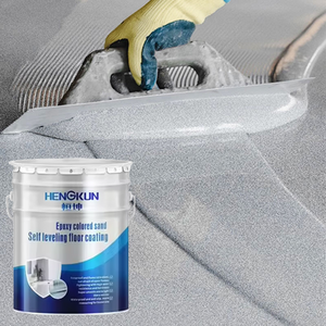 <span class=keywords><strong>Peinture</strong></span> de <span class=keywords><strong>sol</strong></span> auto-nivelante sable époxy à effet marbré imperméable et résistante à l'usure pour une utilisation intérieure et extérieure - Product Image 5