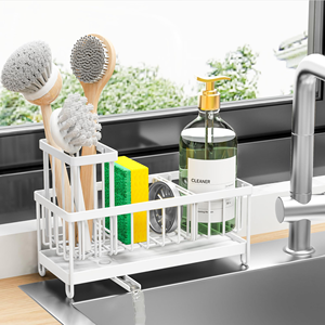 Factory Direct Compact Design Iron Storage Box Sink Towel Organizer <b>Kitchen</b> Sink <b>Caddy</b> - Product Image 1