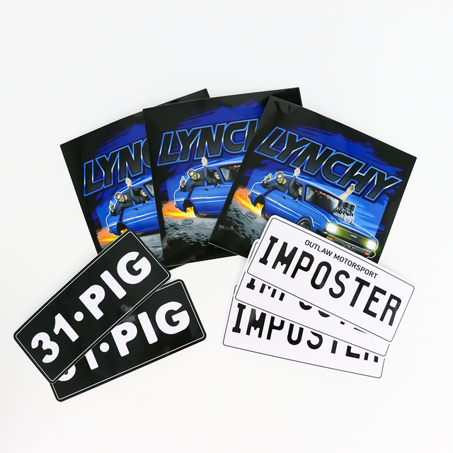 Wholesale Custom Printed Vinyl Die Cut Stickers with Glossy Finish for Car Window, Bumper and Vehicle Body Decals