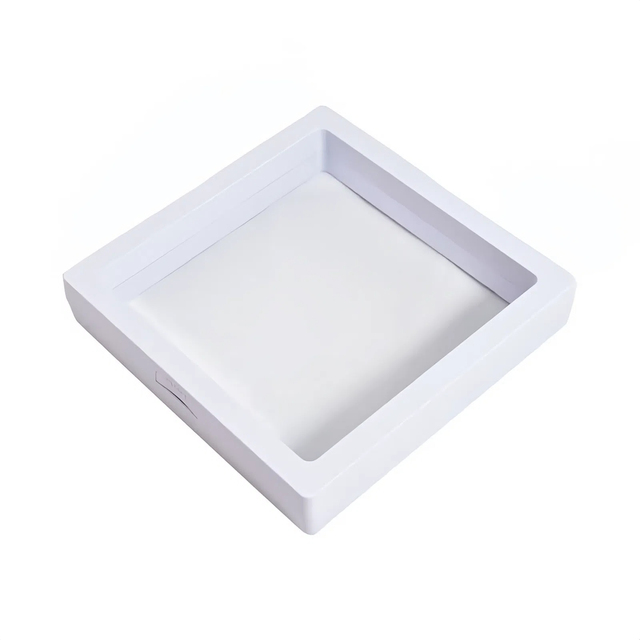 Dropshipping Gift CJH Simple Style Transparent Jewelry Storage Box Stereoscopic Display Stand for Badges