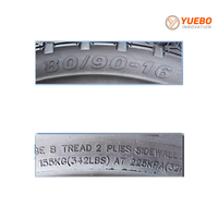 Ban Motor Premium Baru 80/90-16, Casing Tahan Lama Anti-Selip, Pengganti