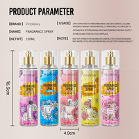 Ensemble de parfums pour femmes 150 ml, sans alcool, longue tenue, eau de parfum, senteur freesia et jasmin rose, spray pour le corps