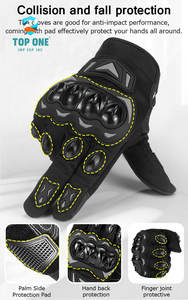 Top One Gants de vélo de cyclisme fabricant fournisseur Sublimation hors route coupe-vent garde équitation moto de course - Product Image 5