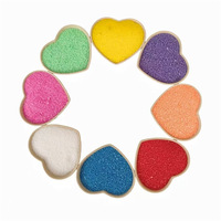 Le fabricant propose de la cire de soja granulaire colorée en sac de 1 kg avec des propriétés d'aromathérapie, respectueuses de l'environnement et sans fumée