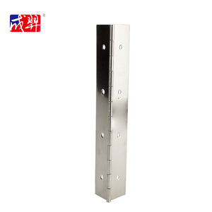 Charnière de piano continue longue et robuste en zinc bleu plaqué en acier doux pour une utilisation en atelier, en cuisine et en entrepôt - Product Image 6