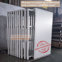 Présentoir coulissant combiné pour carreaux de céramique, carreaux de sol, œuvres d'art murales, grande capacité, pour marbre