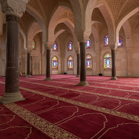 Rouleaux de moquette personnalisés pour églises et congrès, tapis de prière turc pour mosquées, moquette tuftée à la machine mur à mur pour mosquées