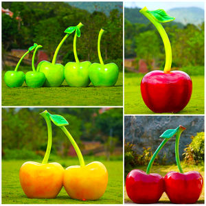 Sculptures <span class=keywords><strong>de</strong></span> fruits et légumes <span class=keywords><strong>de</strong></span> dessins animés en plein air, sculptures <span class=keywords><strong>de</strong></span> cerisiers <span class=keywords><strong>de</strong></span> parc écologique, ornements <span class=keywords><strong>de</strong></span> sculpture <span class=keywords><strong>de</strong></span> cerisiers <span class=keywords><strong>de</strong></span> jardin <span class=keywords><strong>de</strong></span> cueillette - Product Image 5