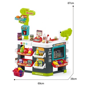 <span class=keywords><strong>Juguete</strong></span> Interactivo <span class=keywords><strong>de</strong></span> Supermercado para Niños con <span class=keywords><strong>Caja</strong></span> <span class=keywords><strong>Registradora</strong></span> Electrónica, Escáner y Luces, 87 cm <span class=keywords><strong>de</strong></span> Altura, Kit <span class=keywords><strong>de</strong></span> Compras Realista - Product Image 5