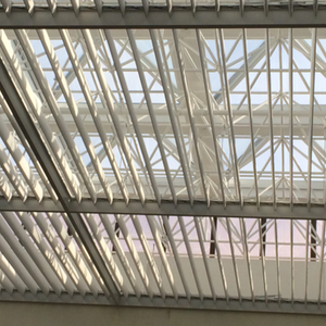 Fausse bande linéaire d'intérieur en métal plafond incurvé en aluminium pour bibliothèque nationale décoratif - Product Image 1