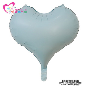 Matte <b>Heart</b> Shaped Aluminum Foil <b>Balloons</b> 20 Inch For Valentine's Day Wedding Birthday Decorations - Product Image 4