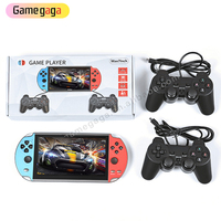 Gamegaga X40 Consola de Juegos Portátil Retro Clásica de 7 Pulgadas y 16 GB, Compatible con Juegos de Doble Jugador con Cable / Formatos de Juego SNES 10000