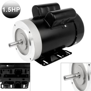 Motor Eléctrico Cuilvu 1.5HP 3450RPM Monofásico, Carcasa 56C, Reversible, para Maquinaria Agrícola de Uso General - Product Image 3