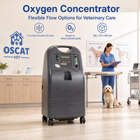 Concentrateur d'oxygène vétérinaire OSCAT, machine à oxygène pour animaux, faible bruit, 50 décibels, débit réglable de 5 à 5 litres, équipement vétérinaire