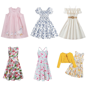 Vestidos de Verano sin Mangas para Niñas 2026, Tallas Variadas, Estilo Princesa - Product Image 1