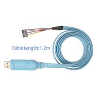 Cable Serial USB 2.0 a TTL/UART SH-U09BL de 3.3V con Chip CP2102N de 1.2M/4FT para ESP32 STM32 Arduino Pro Mini