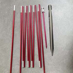 Tige de tente série 7000 en alliage d'aluminium 7001 poteau de tente de camping de remplacement poteau de tente pliable ultraléger - Product Image 2