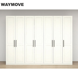 Waymove ตู้เสื้อผ้าบานเลื่อนแบบพกพาทันสมัยพับได้สำหรับบ้านหรืออพาร์ตเมนต์เฟอร์นิเจอร์ห้องนั่งเล่นการออกแบบ - Product Image 2