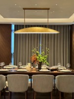 Lustre LED de style rétro européen et américain pour restaurant et bar, taille moyenne, design moderne et simple, idéal pour villa, îlot ou bateau à voile