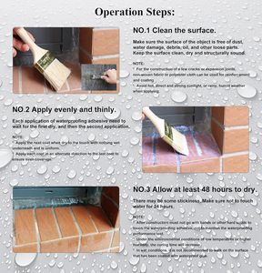 Sellador Impermeable de Poliuretano Líquido Moderno, Adhesivo Invisible para Reparación de Fugas, Revestimiento Ecológico para Techos Interiores y Exteriores - Product Image 4