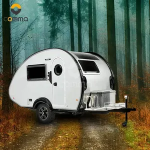 camper trailer shower toilet Suppliers-China Outlet Travel Trailer Camper Caravan Small With Toilet And Shower For Sale South Africa