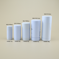 Rouleau de remplissage du fond de 15g 30g 50g 75g 100g Tube de bâton de déodorant antisudorifique à torsion Contenant en bâton de déodorant parfumé