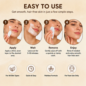 Crema Depilatoria Facial y Corporal Orgánica, Suave y Nutritiva, para Piel Sensible, Venta al Por Mayor - Product Image 5