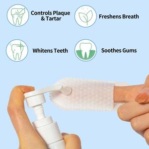 Vente en gros d'usine, emballage en boîte colorée, pâte dentifrice <span class=keywords><strong>pour</strong></span> chats aux saveurs de bœuf et de poulet, dentifrice <span class=keywords><strong>pour</strong></span> chiens et animaux de compagnie - Product Image 2