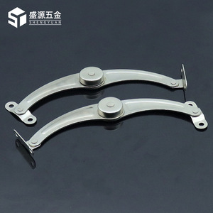 Poignée de support de porte d'armoire en fer nickelé courbée de 4 pouces Shengyuan, quincaillerie pour meubles - Product Image 3