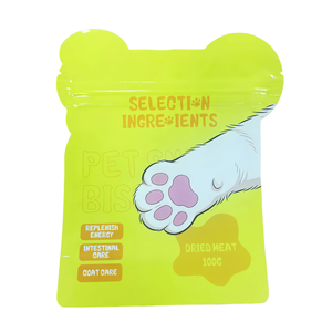 Muestra Gratuita de Galletas para Mascotas, Bolsas de Papel de Aluminio Mylar con Cierre Zip, Personalizables - Product Image 1