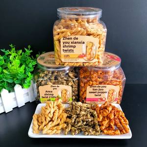 中式芝麻油条300克罐装鲜虾蟹籽味脆条即食流行零食特产办公室 - Product Image 3