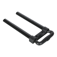 Pièces de rechange de poignée de chariot télescopique en aluminium de bagage personnalisé poignée de chariot télescopique de poignée de bagage