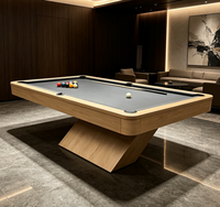 Nouvelle table de billard de luxe sur mesure, design professionnel moderne de haute qualité, 9 pieds, 8 pieds, design en ardoise, cuir, bois massif, table de billard 7 pieds